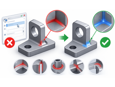 SOLIDWORKS Fillet Failed: Why Fillets Fail & How to Fix Them